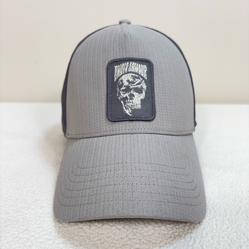 Under Armour Iso-Chill Trucker Hat Men's One Size Gray ArmourVent Skull